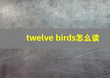 twelve birds怎么读